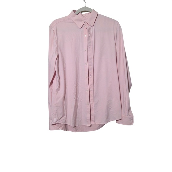Rhone Men's Medium Long Sleeve Button Down Performance Shirt Casual Pink - Picture 4 of 8